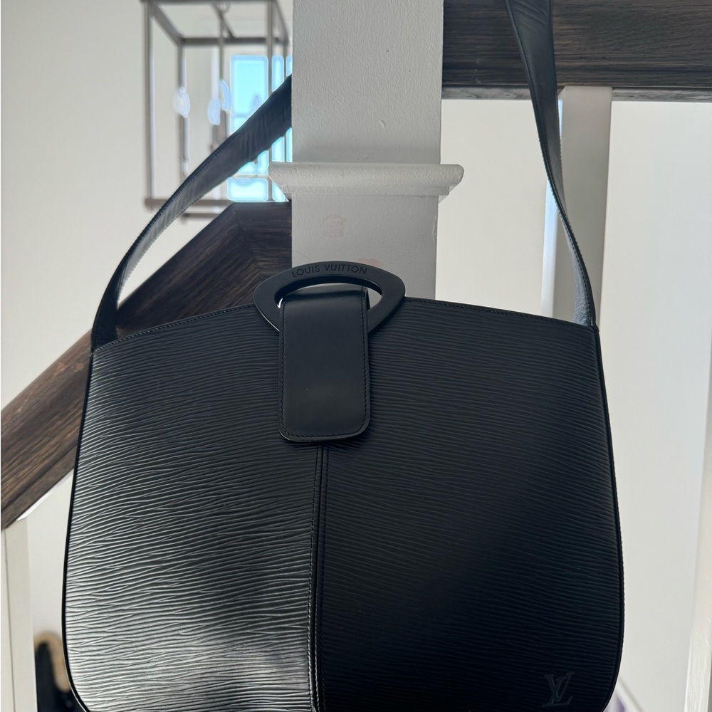 Black LV Epi Shoulder Bag